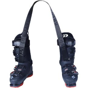 Kolti Ski Boot Carrier Strap, Snowboard Boot Shoulder Sling Tote Leash Also for Ice Skates, Winter Sport Equipment Accessory for Bag, Kit & Gear Pack