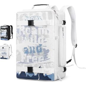 ARCFOX Ski Boot Bag Backpack 60L, Waterproof Snowboard Boot Bag Air Travel Padded Large Storage Fits Ski Helmet, Goggles, Gloves, Skis Poles Gear for Men Women Youth