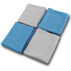 Cooling Towel 4Packs, Ice Towel, Microfiber Towel, Soft Breathable Chilly Towel Stay Cool for Yoga, Sport, Gym, Workout, Camping, Fitness, Running, Workout & More