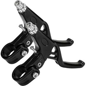 1 Pair Bike Brake Lever, 22mm Universal Bicycle Brake Handle Replacement Compatible for Most Bicycle, Road Bike, Mountain Bike, V-Brake Handlebar Aluminum Alloy MTB BMX 2.2cm/0.87inch Diameter