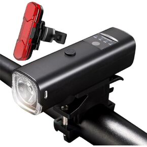 1200 Lumens Bike Lights Front and Back，LED USB Rechargeable Bicycle Light，Bicycle Headlights with Electric Horn