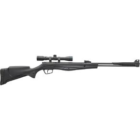 Stoeger S6000-E Combo - .177 Caliber - Black Synthetic with Fiber-Optic Sights & 4 x 32 Scope