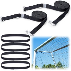 2 Pcs Soccer Goal Net Support Strap Soccer Goal Net Straps for Holding Soccer Nets for Standard 24 ft Goal