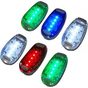 LED Navigation Light Kit for Boats kayak, Pontoon, Dinghy, Yacht, LED Boat Strobe Safety Light, 3 Flashing Mode, Easy Clip-On for Boat Bow or Stern, Portable Night Paddling Accessories Set