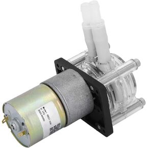YWBL-WH High Peristaltic Pump Self Priming Stainless Steel Wheel Frame PC Transparent Head DC Motor(12V), Various Pumps And Accessories