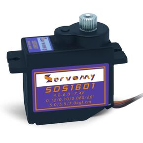 SERVOMY-SDS1901، 9.2Kgf.cm 0.07sec 8.4V، جهاز توجيه رقمي عالي عزم الدوران بدون قلب، ترقية أجهزة قياسية صغيرة الحجم، علبة ألومنيوم معدنية جير، للسيارات الروبوتية لسفينة الطائرات والمزيد