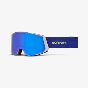 100% SNOWCRAFT Alt Fit Goggle - Snow Goggles for Men & Women - Winter Sports Goggles for Skiing & Snowboarding - Snow