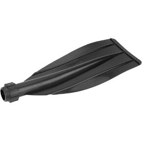 Vbestlife 1 Pair Lightweight Kayak Canoe Boat Paddle Blade Leaf Oar Replacement Accessories with Screw Black