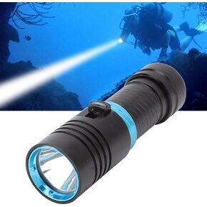 Zerodis 5000 Dive Lights, Diving Flashlight, Professional Underwater Flashlight 150m IPX8 Waterproof Dive Torch Dimmable L2 LED Beads Dive Lights for Diving