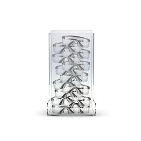 AHS Storage Dispenser [Pack of 1] - Acrylic Glove Dispenser with Freestanding Mount, Heavy Duty, Clear Storage Holder for Glasses, Masks, Gloves | Industrial and Scientific