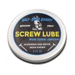 Screw Lube 2 Ounce Wood Screw Lubricant Made in The USA Half-Blind Rabbet Veteran Owned