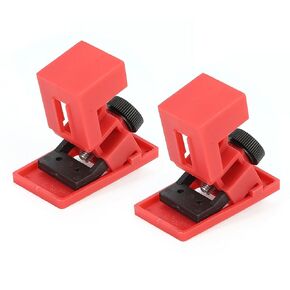 3 Pack Circuit Breaker Lockout Device for 480/600 Clamp-on Electrical Pole Breaker for Loto Station Safety Lockout Tagout Kit Accept 9/32'' 7.5mm in Diameter Large Size