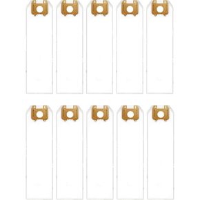 10PcsType LW HEPA Vacuum Cleaner Bags for Oreck Magnesium Upright Vacuum, Part # LWPK6OH, LWPK25OH, LWPK3OH, LW100, LW100LR, LW1500, LW1500RS, 83055-01, Odor Fighting Vacuum Cleaner Bags,white