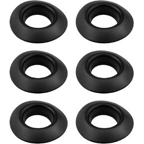 PIYNAYO Kayak Paddle Drip Ring Rugged Rubber Splash Paddle Guard Accessories for Kayak Canoe Rafting Paddle Shaft Replacement Black 6PCS