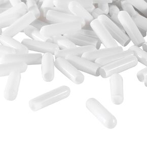 Hurricane Shutter Screws Cap for 1/4" X 1" Screw Thread Protectors Cap, Hurrican Window Shutter Bolt End Cap, Covers Ends of Screws, White（100）