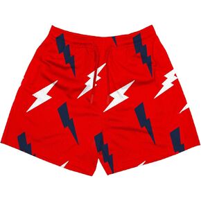 DIOTSR Mens Graphic Shorts Summer Casual Flat Front Shorts Cool Streetwear Designer Shorts Drawstring