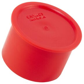 Caplugs 99391219 Plastic Cap for Threaded Connectors. RC-19, PE-LD, to Cap Thread Size 1-3/16 Cap ID 1.18" Length 0.77", Red (Pack of 80)