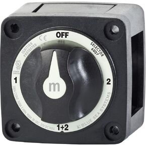 Blue Sea 6007200 Battery Switch Mini - 4 Position - Black
