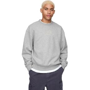 GAP Men's Logo Crewneck Fleece Sweatshirt