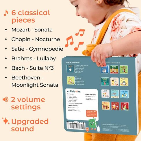 Cali’s Books Wind Down by Courtney English - Calming Bedtime Sound Book for Babies and Toddlers | Expert-Backed Sleep Routine with Soothing Music, USB-C Rechargeable | Interactive Bedtime Baby Book in Saudi Arabia