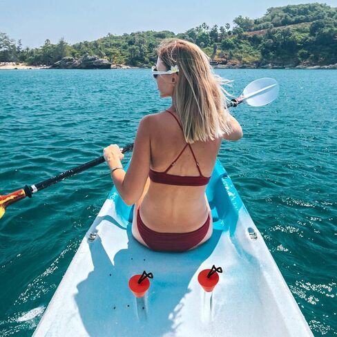 8 قطعة مجموعة قابس قوارب الكاياك العالمية، سدادة فتحات تصريف الزورق، ملحقات سدادة كاياك، مجموعة قابس سكابر من السيليكون، سدادة فتحات التصريف مع حبل قصير in Kuwait