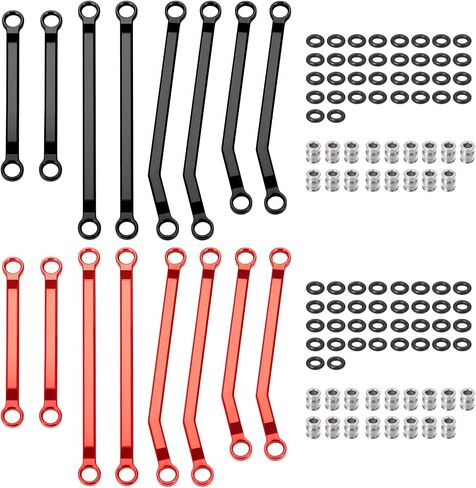 High Clearance Links Chassis Links for Redcat Ascent-18 1/18 RC Crawler, Red in Saudi Arabia