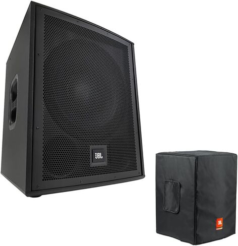 JBL IRX115S مجموعة مضخم صوت محمول مقاس 15 بوصة تعمل بالطاقة وغطاء سهل الارتداء لمضخم صوت IRX115S (أسود) in Saudi Arabia