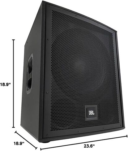 JBL IRX115S مجموعة مضخم صوت محمول مقاس 15 بوصة تعمل بالطاقة وغطاء سهل الارتداء لمضخم صوت IRX115S (أسود) in Saudi Arabia