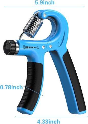 Hand Grip Strengthener with Adjustable Resistance, Wrist Strengthener, Forearm Gripper, Hand Workout Squeezer, Grip strength Trainer, Hand Grip Exerciser for Men and Women in Saudi Arabia