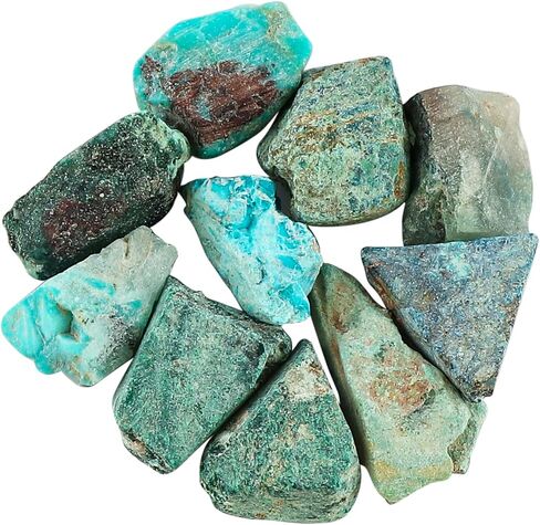 5pcs Natural Raw Blue Aquamarine Gemstones, Wholesale Stones, Chakra Healing Crystals, Bulk Rough Stones, Loose Supply, DIY-Jewelry Making, Wire Wrapping, March Birthstone in Kuwait