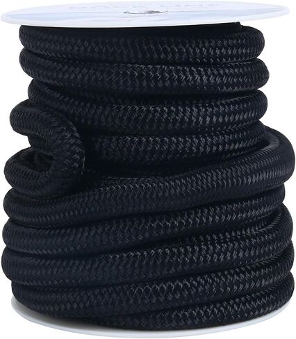 خطوط قفص الاتهام المصنوعة من Amarine، حبل قارب مقاس 3/4 بوصة × 50 بوصة مع فتحة مقاس 12 بوصة، وخط رصيف بقوة كسر تبلغ 9500 رطل، وخط قارب مع حمل عمل يبلغ 1900 رطل لرسو السفن المائية والقوارب وما إلى ذلك. أسود in Saudi Arabia