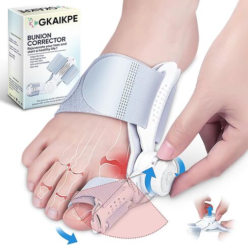 Bunion Corrector for Women & Men,Adjustable Knob Bunion Corrector for Women Big Toe,Bunion Splint for Bunion Relief,Orthopedic Toe Straightener Suitable for Left and Right Feet in Saudi Arabia