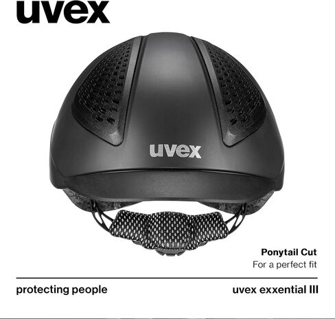 uvex exxential III - خوذة ركوب خفيفة الوزن للجنسين - تعديل الحجم الفردي - حصيرة سوداء مقاس S-M in Kuwait