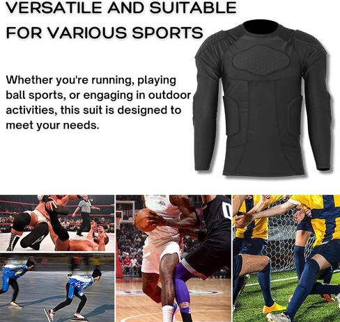 Flbirret Long-Sleeved Sport Suit with Shoulder, Elbow, Waist and Ribs Protection in Saudi Arabia
