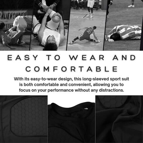 Flbirret Long-Sleeved Sport Suit with Shoulder, Elbow, Waist and Ribs Protection in Saudi Arabia