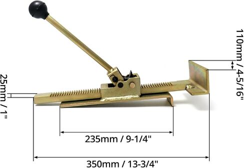 QWORK Flooring Jack, 2 Pack Professional Hardwood Flooring Jack and Positioning Tool for Straighten and Installing Hardwood Floors, Easy Ratcheting Mechanism in Saudi Arabia
