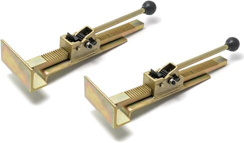 QWORK Flooring Jack, 2 Pack Professional Hardwood Flooring Jack and Positioning Tool for Straighten and Installing Hardwood Floors, Easy Ratcheting Mechanism in Saudi Arabia