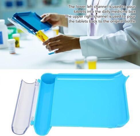 Counting Tray, Portable Right Hand Sorting Tray, Counter, Home Dispensing Aids, Medical Instrument Tray with Spatula for Pharmacy, Hospital, Home in Saudi Arabia