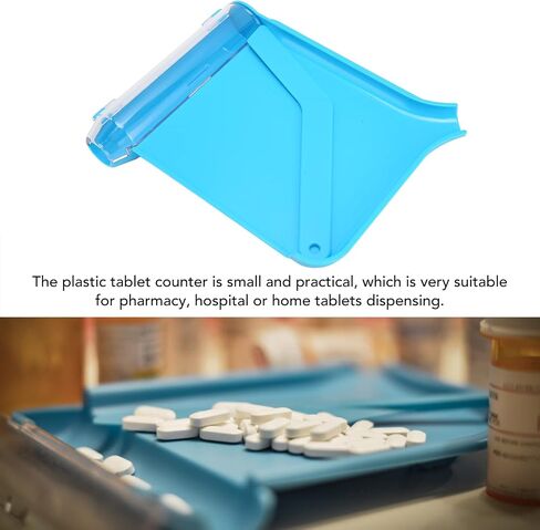 Counting Tray, Portable Right Hand Sorting Tray, Counter, Home Dispensing Aids, Medical Instrument Tray with Spatula for Pharmacy, Hospital, Home in Saudi Arabia