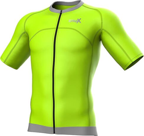 Sparx Men's Aero Tri Tank Short Sleeve Tri Tops Triathlon Tank Race Cycling Swim Bike Run in Saudi Arabia