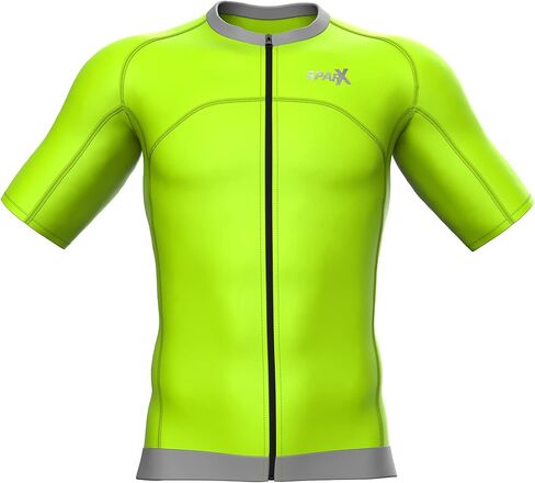 Sparx Men's Aero Tri Tank Short Sleeve Tri Tops Triathlon Tank Race Cycling Swim Bike Run in Saudi Arabia