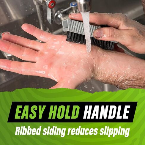 Grip Clean - Waterless Hand Cleaner for Auto Mechanics - Heavy Duty Pumice Soap & Fingernail Brush, Industrial Strength for Dry Hands in Kuwait