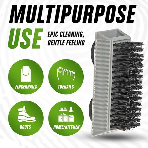 Grip Clean - Waterless Hand Cleaner for Auto Mechanics - Heavy Duty Pumice Soap & Fingernail Brush, Industrial Strength for Dry Hands in Kuwait