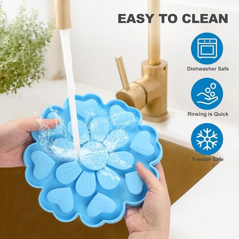 Dog Silicone Snuffle Mat, Pet Food Flower Design Slow Feeder Feeding Lick Mat, Interactive Puzzle Games for Medium Large Dogs, Dishwasher Microwave Safe (Yellow) in Saudi Arabia