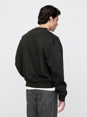 GAP Men's Mini Logo Crewneck Sweatshirt in Kuwait