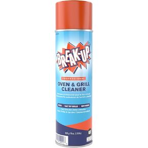 Diversey CBD991206 Break-Up Professional Oven & Grill Cleaner, Heavy Duty Spray Removes Baked on Grease, Aerosol, 19-Ounce (Pack of 6)