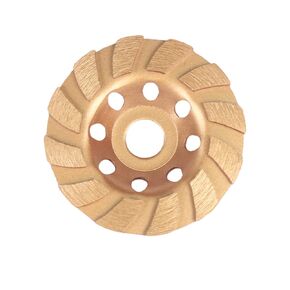 Diamond Cup Concrete Grinding Wheel 4.5 Inch 12 Segment Turbo Row Grinding Wheel Angle Grinder Disc for Grinder Polishing and Cleaning Stone