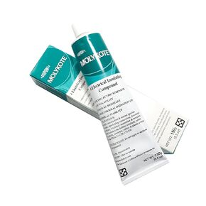 Molykote 4 Electrical Insulating Compound 150g Moisture Proof Seal Dielectric Lubricant Industrial Application Grease Valve O-Ring Lubrication Electrical Translucent White Dow Corning DC4