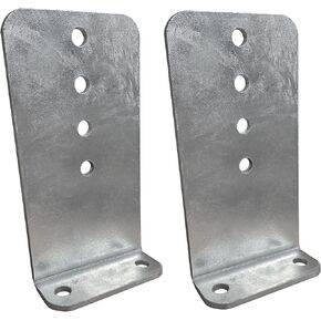 A.A 10" Galvanized L-Type Boat Trailer Bunk Bracket, Heavy Duty