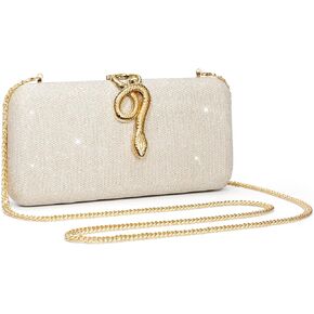 jessie Womens Evening Bags Formal Bridal Wedding Small Clutches Purses Crossbody Prom Cocktail Party Handbags